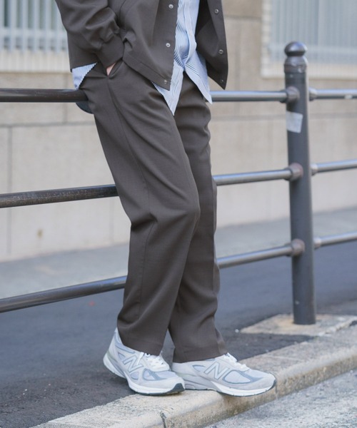 ITEMS URBANRESEARCH（アイテムズ アーバンリサーチ）の「高機能ドライタッチイージートラウザー（スラックス・メンズ・グレー/ベージュ/スミクロ/カーキ・LARGE/MEDIUM）」の12枚目の写真