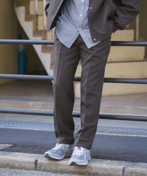 ITEMS URBANRESEARCH（アイテムズ アーバンリサーチ）の「高機能ドライタッチイージートラウザー（スラックス・メンズ・グレー/ベージュ/スミクロ/カーキ・LARGE/MEDIUM）」の13枚目の写真