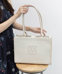 RANDA | 【A4対応】モノグラムデザイントートバッグ(トートバッグ)