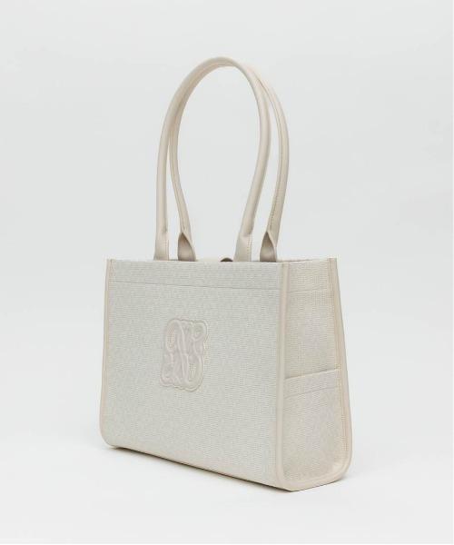 RANDA(ランダ)の「【A4対応】モノグラムデザイントートバッグ(トートバッグ・レディース・アイボリー/ブラック/グレイッシュベージュ・FREE)」の14枚目の写真