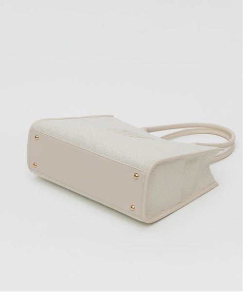 RANDA(ランダ)の「【A4対応】モノグラムデザイントートバッグ(トートバッグ・レディース・アイボリー/ブラック/グレイッシュベージュ・FREE)」の16枚目の写真