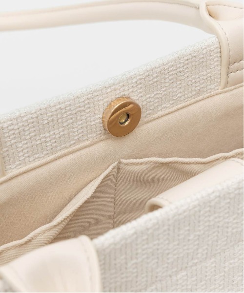 RANDA(ランダ)の「【A4対応】モノグラムデザイントートバッグ(トートバッグ・レディース・アイボリー/ブラック/グレイッシュベージュ・FREE)」の17枚目の写真