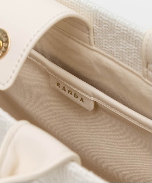 RANDA(ランダ)の「【A4対応】モノグラムデザイントートバッグ(トートバッグ・レディース・アイボリー/ブラック/グレイッシュベージュ・FREE)」の18枚目の写真