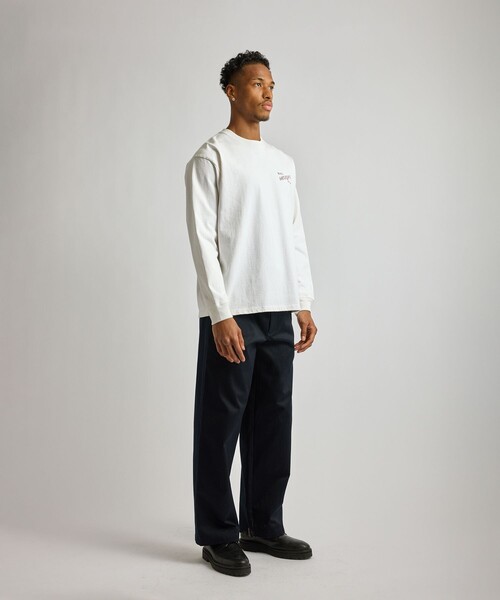 Saturdays NYC（サタデーズ ニューヨークシティ ）の「Max Weight Vintage Serif LS T-Shirt（Tシャツ/カットソー・メンズ・ブラック/ダークブラウン/ホワイト・XL/M/S/L）」の20枚目の写真