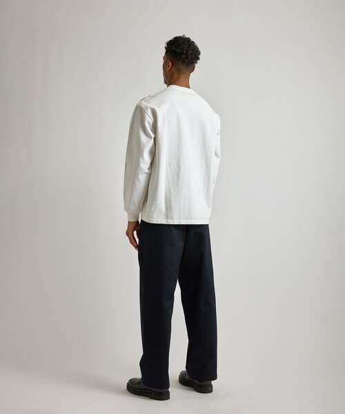 Saturdays NYC（サタデーズ ニューヨークシティ ）の「Max Weight Vintage Serif LS T-Shirt（Tシャツ/カットソー・メンズ・ブラック/ダークブラウン/ホワイト・XL/M/S/L）」の21枚目の写真