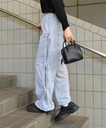 サイドリボンスウェットパンツ