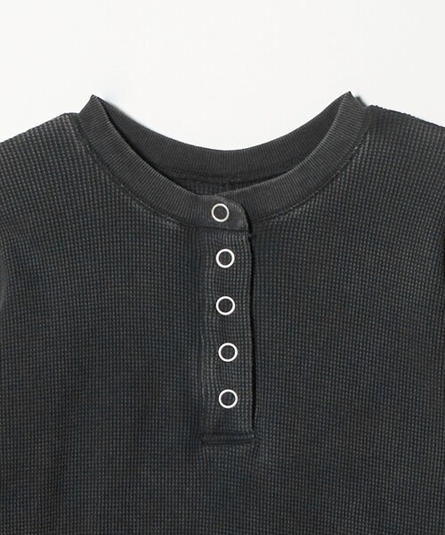 CITEN(シテン)の「<CITEN>ヴィンテージライクヘンリーワッフルトップ2WAY(Tシャツ/カットソー・レディース・ピンク/オフホワイト/ブラック・FREE)」の22枚目の写真