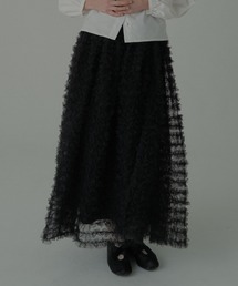tulle tiered long skirt