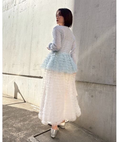 tulle tiered long skirt（スカート）｜HONEY MI HONEY（ハニーミー