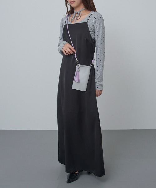 MAISON BREEZE(メゾンブリーズ)の「【MAISON BREEZE】2way マルチ スマホ ショルダー SNBD(ショルダーバッグ・レディース・カーキ/ブラック/シルバー/モカ・FREE)」の8枚目の写真