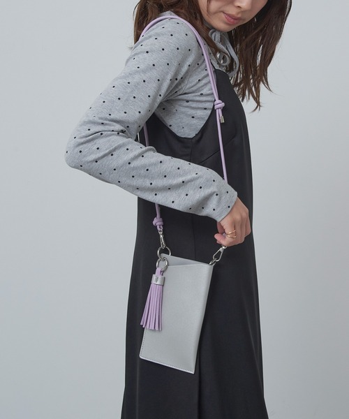 MAISON BREEZE(メゾンブリーズ)の「【MAISON BREEZE】2way マルチ スマホ ショルダー SNBD(ショルダーバッグ・レディース・カーキ/ブラック/シルバー/モカ・FREE)」の16枚目の写真