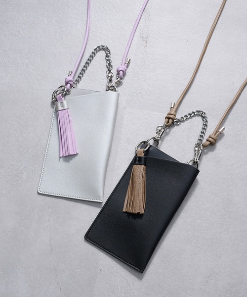 MAISON BREEZE(メゾンブリーズ)の「【MAISON BREEZE】2way マルチ スマホ ショルダー SNBD(ショルダーバッグ・レディース・カーキ/ブラック/シルバー/モカ・FREE)」の6枚目の写真