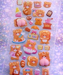 Curaful（クラフル）の「アニマルぷにぷにおしりシール（ステッカー/テープ）」