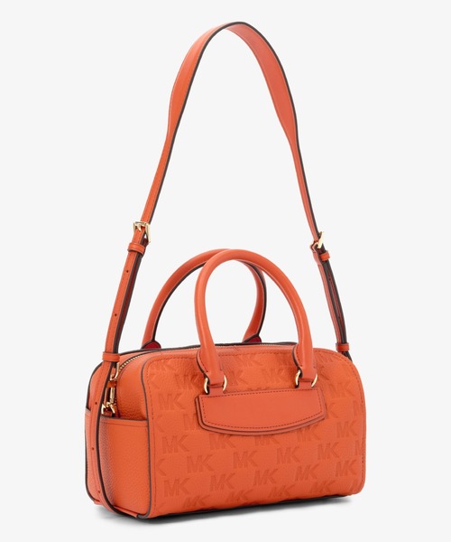 MICHAEL KORS(マイケルコース)の「JET SET TRAVEL ロゴエンボス レザー ダッフル クロスボディ エクストラスモール(ショルダーバッグ・レディース・オレンジ系・FREE)」の8枚目の写真