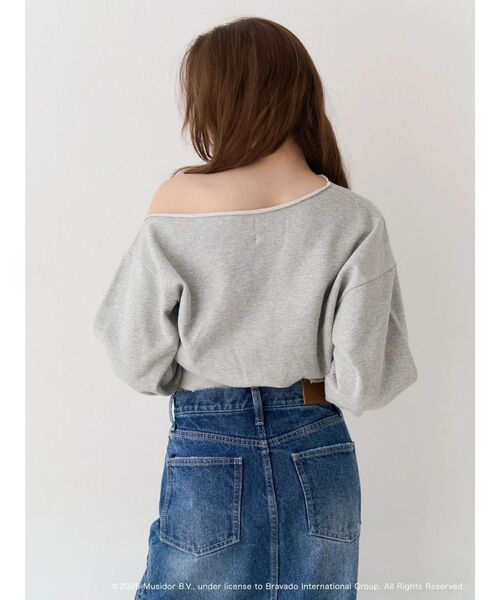 EVRIS(エヴリス)の「【ザ・ローリング・ストーンズ】ワンショルスウェット(スウェット・レディース・ブラック/グレー・FREE)」の22枚目の写真