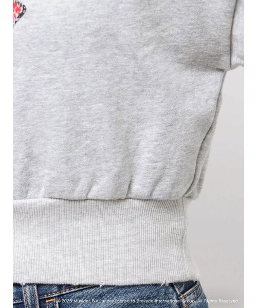 EVRIS(エヴリス)の「【ザ・ローリング・ストーンズ】ワンショルスウェット(スウェット・レディース・ブラック/グレー・FREE)」の10枚目の写真