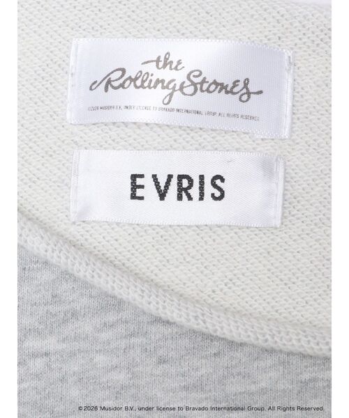 EVRIS(エヴリス)の「【ザ・ローリング・ストーンズ】ワンショルスウェット(スウェット・レディース・ブラック/グレー・FREE)」の12枚目の写真