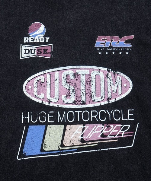 NOIZY(ノイジー)の「Chemical hard wash printed t-shirt/ケミカル ハードウォッシュ プリントTシャツ ピグメントTシャツ(Tシャツ/カットソー・メンズ・ブラック系その他/レッド/ブルー系その他/ブラック系その他2/ブラック/ネイビー・LARGE/MEDIUM)」の10枚目の写真