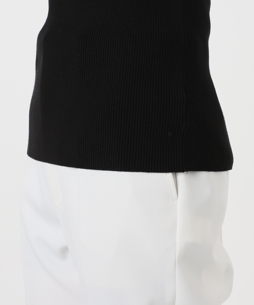 Noble（ノーブル）の「《WEB＆ルミネ新宿店限定追加》ショルダーボタンタイトリブニット（ニット/セーター・レディース・ブラック/マルチ/ホワイト・FREE）」の21枚目の写真