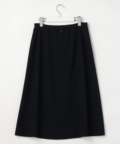 J.PRESS Ladies(J.プレス レディス)の「シアーブロックチェック フレア スカート(スカート・レディース・グレー系・S/XS)」の7枚目の写真