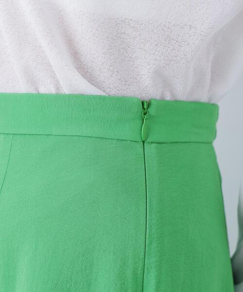 N.(N. Natural Beauty Basic)(エヌエヌナチュラルビューティーベーシック)の「リネンライクナロースカート(スカート・レディース・グレー系その他/グリーン/ベージュ・MEDIUM/P/S)」の21枚目の写真