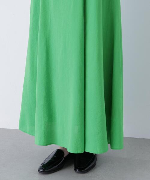 N.(N. Natural Beauty Basic)(エヌエヌナチュラルビューティーベーシック)の「リネンライクナロースカート(スカート・レディース・グレー系その他/グリーン/ベージュ・MEDIUM/P/S)」の22枚目の写真