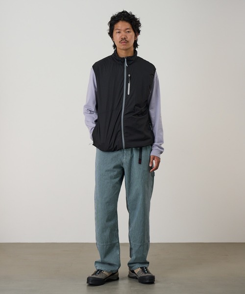Gramicci（グラミチ）の「OVERDYED HICKORY WORK PANT｜オーバーダイヒッコリーワークパンツ（デニムパンツ・メンズ・ネイビー・S/M/L/XL/XXL）」の4枚目の写真