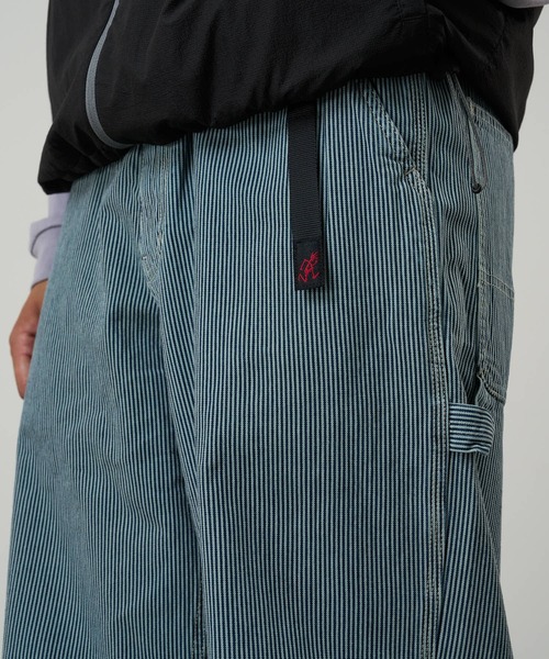 Gramicci（グラミチ）の「OVERDYED HICKORY WORK PANT｜オーバーダイヒッコリーワークパンツ（デニムパンツ・メンズ・ネイビー・S/M/L/XL/XXL）」の2枚目の写真