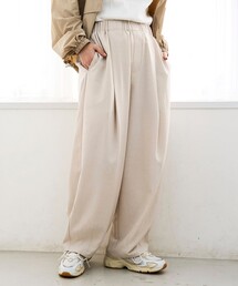 coen（コーエン）の「リネンタッチイージーカーブパンツ【Youtube紹介アイテム】（スラックス）」