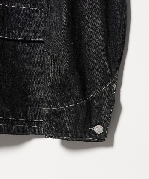 SCYE BASICS(サイベーシックス)の「【別注】<SCYE BASICS> ブラックデニム チョアジャケット(カバーオール・メンズ・ブラック・40/38/36)」の5枚目の写真