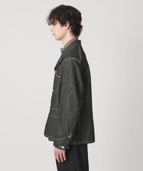 SCYE BASICS(サイベーシックス)の「【別注】<SCYE BASICS> ブラックデニム チョアジャケット(カバーオール・メンズ・ブラック・40/38/36)」の18枚目の写真