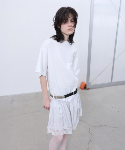 LCDC TM(エルシーディーシーティーエム)の「LACE TRIM JERSEY DRESS (WHITE)(ワンピース・レディース・その他・OS)」の6枚目の写真