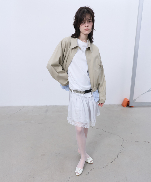 LCDC TM(エルシーディーシーティーエム)の「LACE TRIM JERSEY DRESS (WHITE)(ワンピース・レディース・その他・OS)」の12枚目の写真