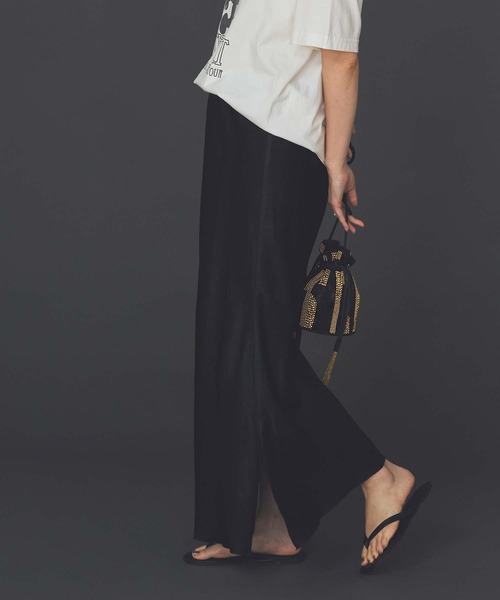 Gready Brilliant（グレディブリリアン）の「ＬＵＡＣＥバイアスフレアスカート（スカート・レディース・ブラック/アイボリー/モカ・38/36）」の13枚目の写真