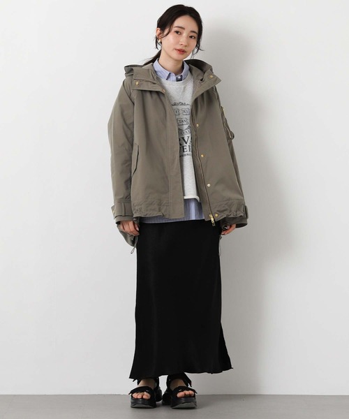 Gready Brilliant（グレディブリリアン）の「ＬＵＡＣＥバイアスフレアスカート（スカート・レディース・ブラック/アイボリー/モカ・38/36）」の4枚目の写真