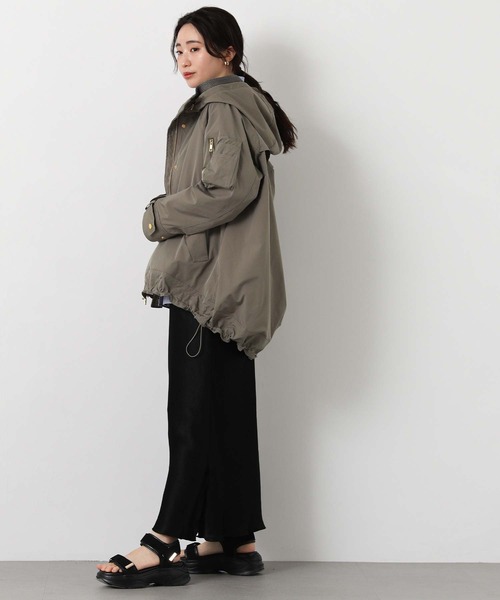 Gready Brilliant（グレディブリリアン）の「ＬＵＡＣＥバイアスフレアスカート（スカート・レディース・ブラック/アイボリー/モカ・38/36）」の5枚目の写真