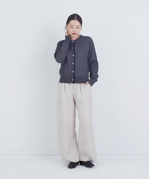 ADIEU TRISTESSE（アデュートリステス）の「TSUMUGI和紙配色カーディガン（カーディガン/ボレロ・レディース・ライトグレー/ピンク/チャコールグレー・FREE）」の18枚目の写真