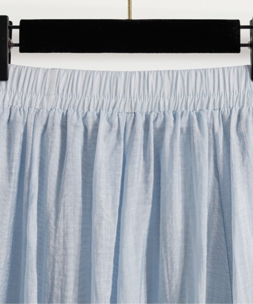 AMAJI(アマジ)の「フリルシアースカート(スカート・レディース・ホワイト/ブラック/ブルー・MEDIUM/XX-LARGE/X-LARGE/LARGE)」の4枚目の写真