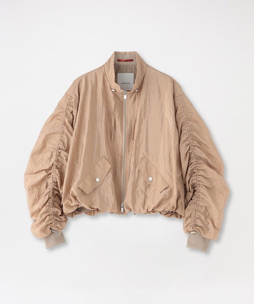 LOVELESS（ラブレス）の「ヴィンテージギャザーブルゾン（ブルゾン・レディース・グリーン系その他4/ライトピンク/ベージュ系その他・36）」の3枚目の写真