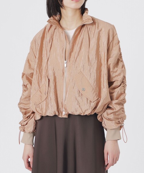 LOVELESS（ラブレス）の「ヴィンテージギャザーブルゾン（ブルゾン・レディース・グリーン系その他4/ライトピンク/ベージュ系その他・36）」の4枚目の写真