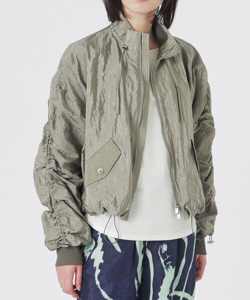 LOVELESS（ラブレス）の「ヴィンテージギャザーブルゾン（ブルゾン・レディース・グリーン系その他4/ライトピンク/ベージュ系その他・36）」の6枚目の写真