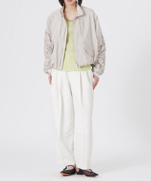 LOVELESS（ラブレス）の「ヴィンテージギャザーブルゾン（ブルゾン・レディース・グリーン系その他4/ライトピンク/ベージュ系その他・36）」の8枚目の写真