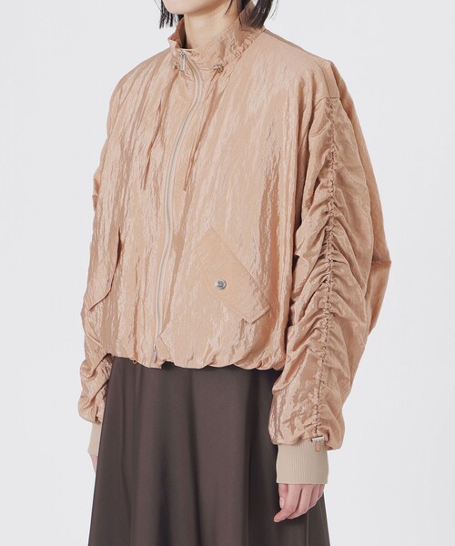 LOVELESS（ラブレス）の「ヴィンテージギャザーブルゾン（ブルゾン・レディース・グリーン系その他4/ライトピンク/ベージュ系その他・36）」の12枚目の写真