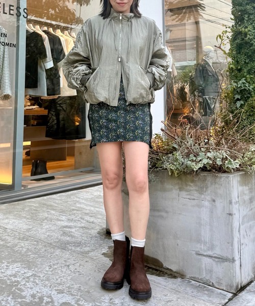LOVELESS(ラブレス)の「ヴィンテージギャザーブルゾン(ブルゾン・レディース・グリーン系その他4/ライトピンク/ベージュ系その他・36)」の10枚目の写真