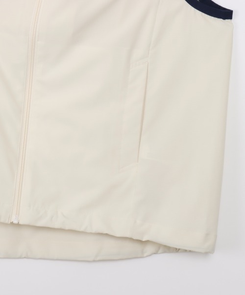 Champion（チャンピオン）の「チャンピオン  ZIP VEST（ベスト・レディース・ベージュ/ネイビー・M/L）」の8枚目の写真