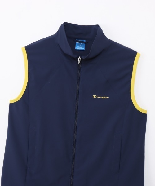 Champion（チャンピオン）の「チャンピオン  ZIP VEST（ベスト・レディース・ベージュ/ネイビー・M/L）」の10枚目の写真