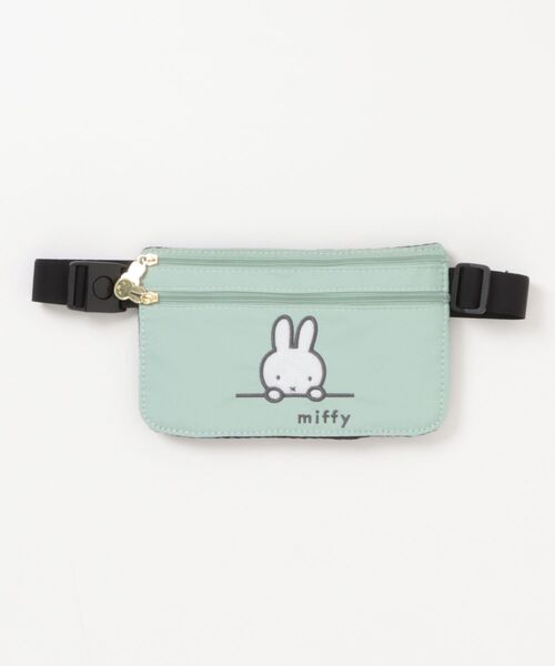 Miffy（ ミッフィー）の「【miffy/ミッフィー】 シークレットポーチ フェイス（ショルダーバッグ・レディース・ブラック/ミント/アイボリー・FREE）」の3枚目の写真