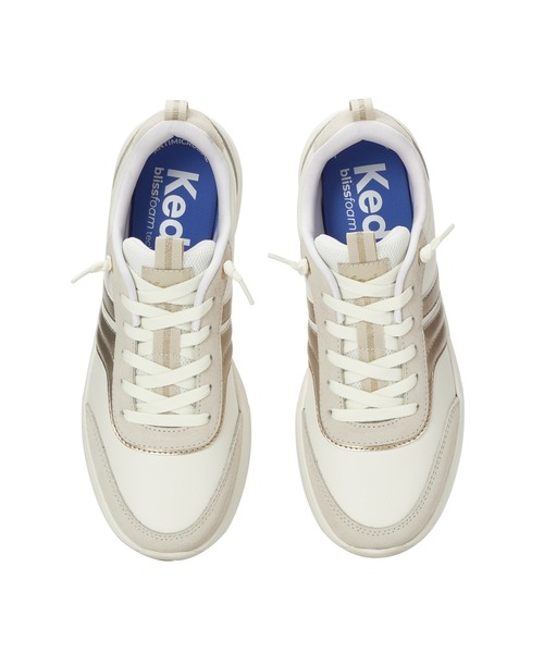 Keds（ケッズ）の「Keds ケッズ ブリスウォーク ウーバル レザー/スエード オフホワイト（スニーカー・レディース・オフホワイト・24.0cm/24.5cm/22.5cm/23.0cm/23.5cm/25.0cm）」の3枚目の写真