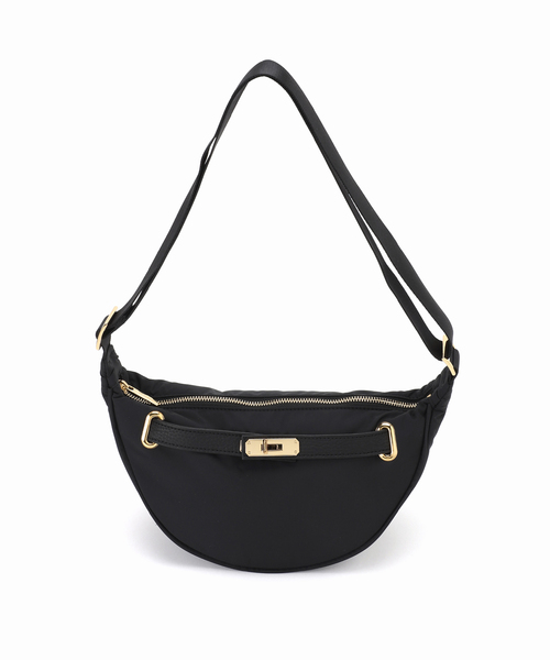 Spick & Span（スピックアンドスパン）の「SITA PARANTICA/シータパランティカ 別注ナイロンボディーバッグ（ショルダーバッグ・レディース・ブラック・FREE）」の3枚目の写真