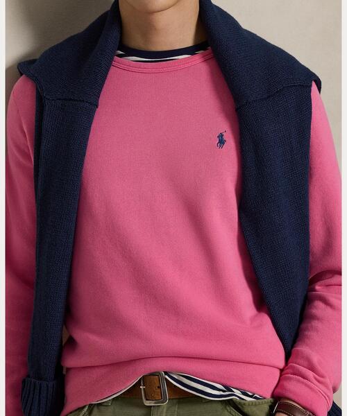 POLO RALPH LAUREN（ポロ ラルフ ローレン）の「フレンチ テリー スウェットシャツ（スウェット・メンズ・ピンク・S/M/L/XL/XS/XXL）」の5枚目の写真